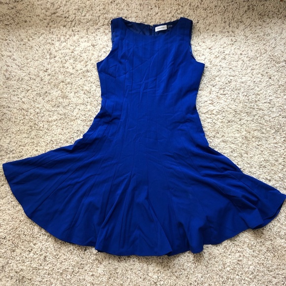 Calvin Klein pleaded fit and flare dress - Picture 2 of 4